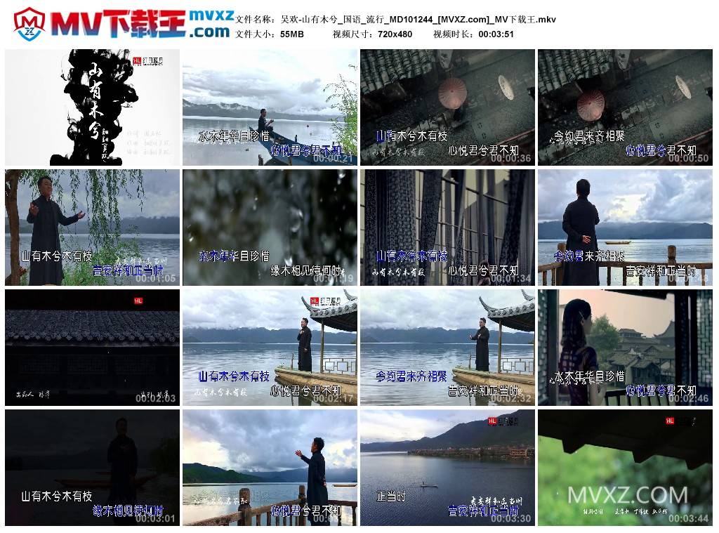 吴欢-山有木兮_国语_流行_MD101244